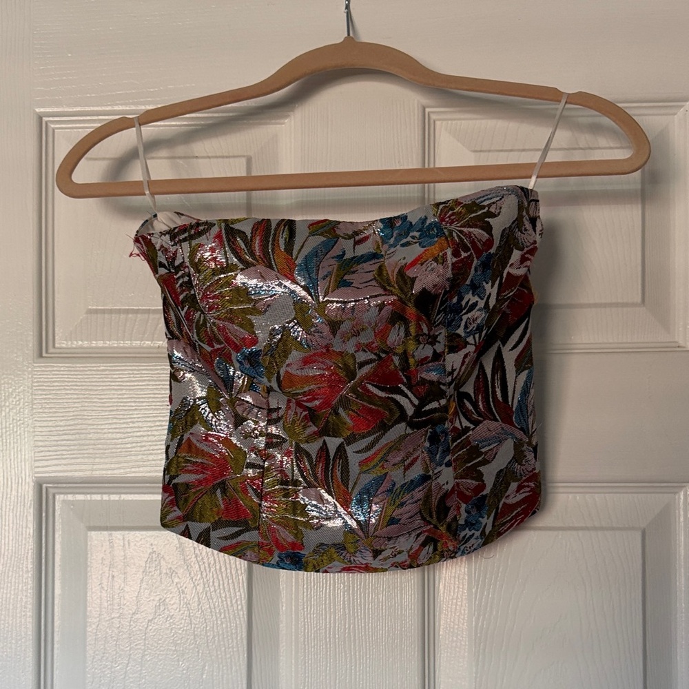 Reformation Floral Multicolor Women's Top